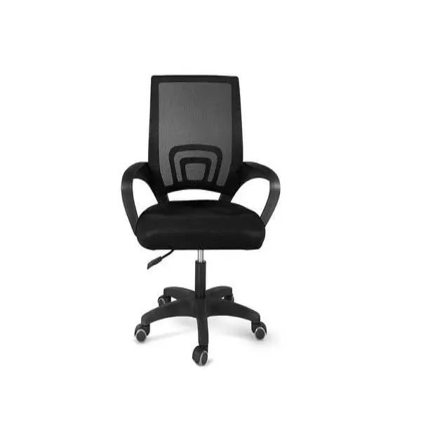 Andros Fabric Study Chair In Black Colour